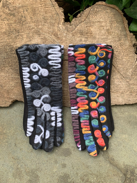 Colorful Artsy Gloves (long)