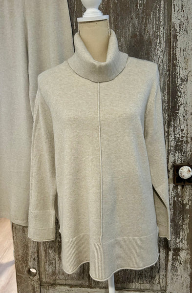 Sweater Knit Cowl Neck