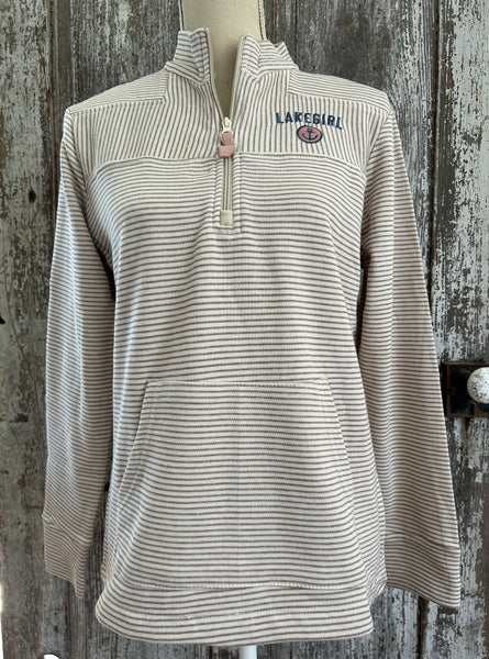 Lake Girl French Terry Stripe Sweatshirt