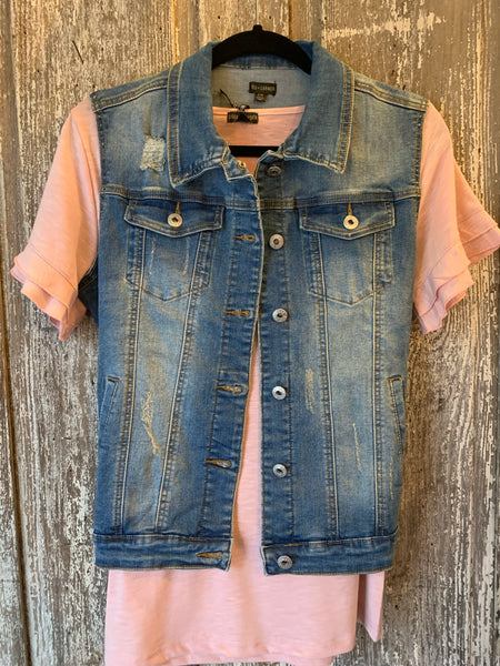 OMG Super Stretch Jean Vest